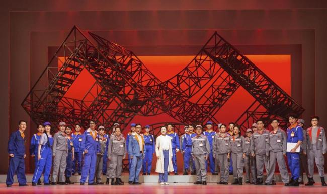 全总文工团原创工业题材音乐剧《逐梦》登陆第十四届中国艺术节